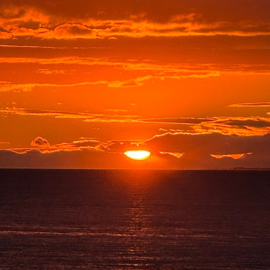 Pôr do sol na Islândia